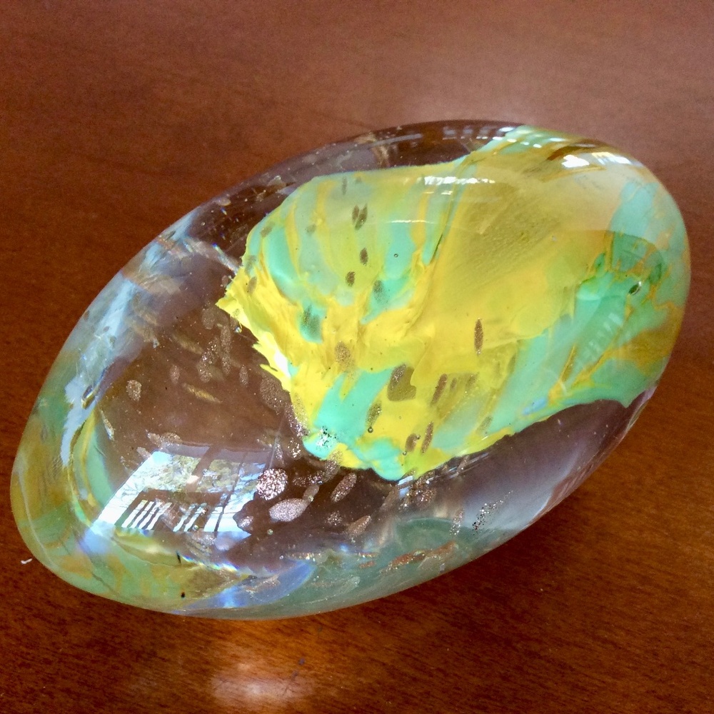 Hand Blown Glass from Malta, Egg Shape